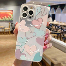 New Heart Design TPU Phone Case For Samsung S25 Cases Galaxy S24 Ultra S23 S22 Plus S21 FE A56 A36