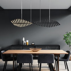 Sylas | Light Stack Pendant | 40 Bars / Warm White (3000k) | MOD LIGHTING