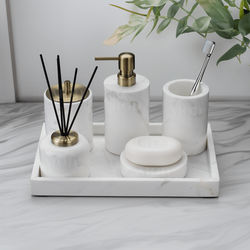 Jazz White Marble Bath Set | Default Title | MOD LIGHTING