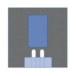 Medline Bilateral Split Drape, Sterile, 20/CS (DYNJP4007)