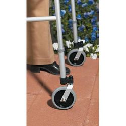 Medline 5" Swivel Casters with Glide Brakes for Walkers, 1/KT (G07810-8)