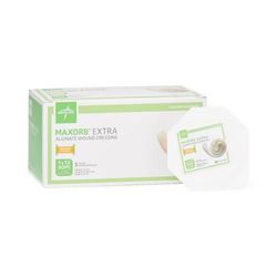 Medline Maxorb Extra CMC/Alginate Dressings, 1" x 12" Rope, in Educational Packaging, 5/BX (MSC7012EPZ)