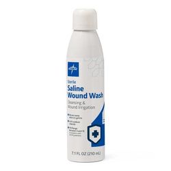 Medline 7.1-oz. Sterile Saline Wound Wash Spray Can, 1 EA (MDSALINE7H)