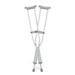 Medline Aluminum Crutches with Red Dot Hand Grip, Youth, 8/CS (G92-214-8)