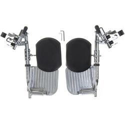 Medline Hemi Elevating Leg Rest for Shuttle Extra-Wide Wheelchair, 1 PR (WCA806985SH)