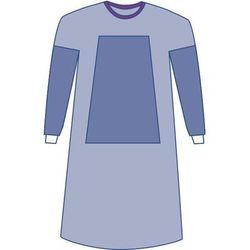 Medline Eclipse Gown with Reinforced Fabric, Size XL, 30/CS (DYNJP2102)