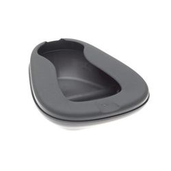 Medline Contour Bedpan, Graphite, 1 EA (DYND80281H)