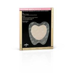 Medline Optifoam Gentle Foam Wound Dressing with Silicone Adhesive Border, 10" x 9" Large Sacrum in Educational Packaging, 5/BX (MSC20109EPZ)