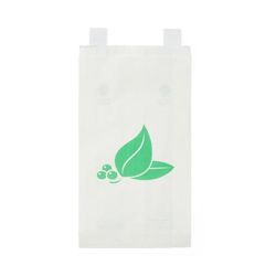Medline Paper Bedside Bag, White, 6.3" x 2" x 11.75", 2000/CS (NON24309X)