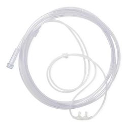 Medline Pediatric Soft-Touch Nasal Cannula with 7' Tubing and Standard Connectors, 50/CS (HCS4518)