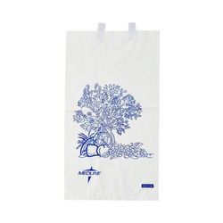 Medline Plastic Bedside Bag, White, 6.5" x 3.5" x 11.8", 2000/CS (NON24309P)