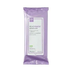 Medline ReadyBath Total Body Cleansing Standard Weight Washcloth, Scented, 8/Pack, 30/CS (MSC095304)