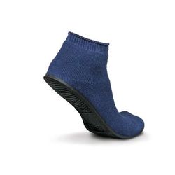 Medline Sure-Grip Terrycloth Slippers, Size L, Navy, 12/BX (MDT211220L)