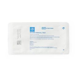 Medline Suture Removal Tray with Stainless Steel Iris Forceps, 50/CS (DYND70900)