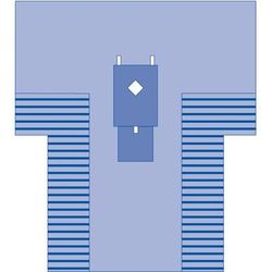 Medline Thyroid T-Drape, Sterile, 1 EA (DYNJP7003H)