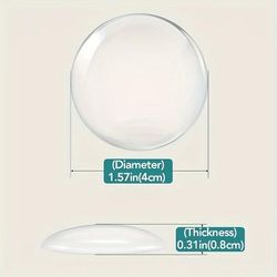 TEMU 6-pack Clear Silicone Door - Self-adhesive Wall Protectors, Door Stoppers For