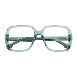Male s square Green Acetate Prescription eyeglasses - Eyebuydirect s Gunter