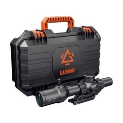 GUNNR Odin 1-8x24mm 30mm Tube FFP LPVO Rifle Scope with Mount and Case Black GUNBOXS18
