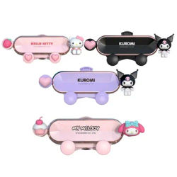 MINISO Nuovo Hello Kitty Car Mobile Phone Presa per auto Presa wireless Kawaii Anime Charger Girl Navigazione Regalo universale all'ingrosso