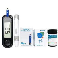 ABX Blood Glucose Meter Diabetes Testing Kit Diabetes Lancet Machine Blood Sugar Meter Glucometer 50pcs Test Strips