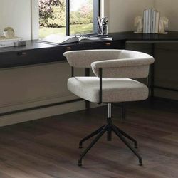Grayson 25.5W x 23D x 27.5H Beige/Black Chair - Four Hands