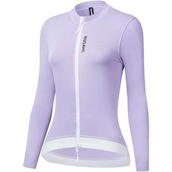 Per donna Giacca da Ciclismo Maglia da Ciclismo Blocco di colori Manica Lunga Bicicletta Maglia Impermeabile con 3 tasche posteriori Mountain Bike MTB Asciugatura Rapida Traspirante Gli sport Giallo