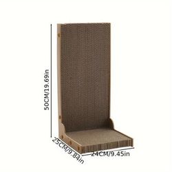 TEMU Pet Wall Scratcher Cats L-shaped Cat Scratching Post Board