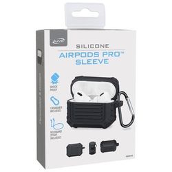 Ilive Airpods Pro Sleeve With Carabiner, Black, Ia50X1B