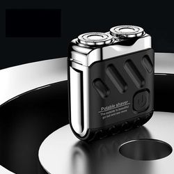 TEMU 1pc Shaver For Men, Double Head Floating Blades, Usb Type-c Charging, Portable & Compact, Rechargeable Lithium Battery, Ideal Holiday Gift