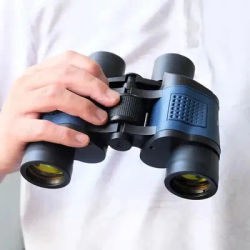 HD 60x60 Binoculars Image Stable Waterproof Non-Slip Design Long Distance Portable Binoculars For Hunting Stargazing