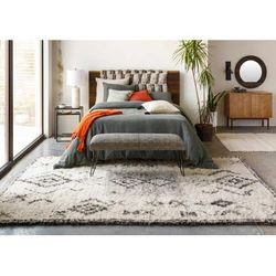 Gelendost 20" Square Cottage Pillow Moroccan Plush Cotton Black/Oatmeal/Light Beige/Beige Throw Pillow - Boutique Rugs