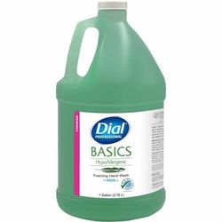 Dial Basics HypoAllergenic Foam Hand Soap, Aloe Scent, 1 gal (DIA35438EA)
