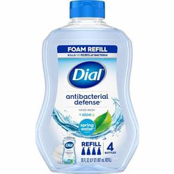 Dial Complete Foaming Hand Wash, Spring Water Scent, 30 fl oz, Bottle Dispenser, 4/Carton (DIA35087CT)