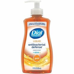 Dial Professional Antibacterial Defense Liquid Hand Soap, Fresh Scent, Aloe Vera Scent, Pump Dispenser (DIA35470EA)