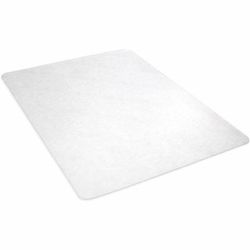 Deflecto SuperGrip Chairmat, Hard Floor, Carpet, Chair, 53" Length x 45" Width, Rectangular, Vinyl (DEFCM23242SPRC)