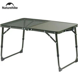 Naturehike MDF Camping Table Ultralight Folding Desk Table Height Adjustable Foldable Outdoor Small Table Coffee Picnic Tables