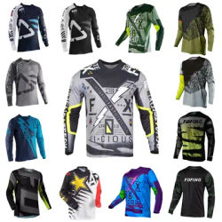 Men's Long Sleeve Motocross Cycling Jersey FOFing Downhill Mountain Bike Shirts Offroad DH Motorcycle Motocross Clothing