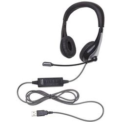 Califone 1025Musb Neotech Usb Headset, Mic With Calituff Braided Cord - Stereo - Usb - Wired - 25 Ohm - 20 Hz - 20 Khz - Over-The-Head - Binaural - Circumaural - 6 Ft Cable