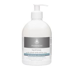 Sapone liquido con nanosilver e argilla bianca Pharmedis 500 ml