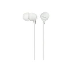 Sony Wired In-Ear Earbuds, White, Mdrex15Lp/w