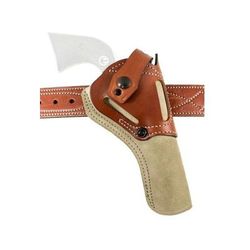 DeSantis The Wild Hog OWB Leather Belt Holster Ambidextrous N Ruger Birdshead Wrangler 3.75in 189NJ9UZ0