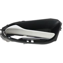 Replacement Interior Door Handle Chrome, Front or Rear, Driver Side, 1-year unlimited-mileage warranty RC46210006