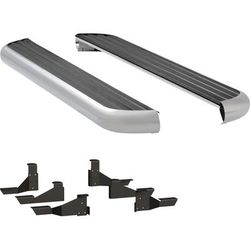 Luverne Running Boards Aluminum Polished 6 1/2 in. MegaStep Series, Lifetime LUVERNE limited warranty with 5-year on finish 575088-571743