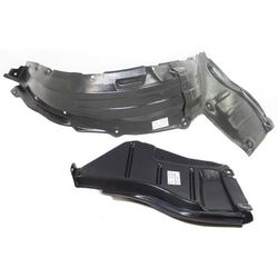 Replacement Fender Liner, Front, Driver Side, Front & Rear Section, 1-year unlimited-mileage warranty SET-RBT222104