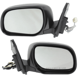 Kool Vue Mirror Textured Black, Driver & Passenger Side, 1-year limited warranty SET-TY188ER