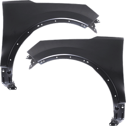 Replacement Fender Steel Primed, Front, Driver & Passenger Side, 1-year unlimited-mileage warranty SET-RF22010009Q
