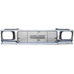 Key Parts Grille Assembly Plastic Chrome OE Replacement Series, limited warranty 0870-046