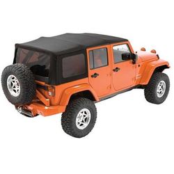 Bestop Soft Top OEM 3-layer twill Black diamond Without Frame (Requires Factory Frame) Replace-A-Top, Lifetime limited warranty 79349-35