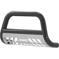 Aries Bull Bar Steel Powdercoated Black 3 in. Series, Front, Lifetime limited warranty with 3-year on finish B35-8000