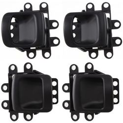 Replacement Interior Door Handle Black, Front & Rear, Driver Passenger Side, 1-year unlimited-mileage warranty SET-REPD462101-4